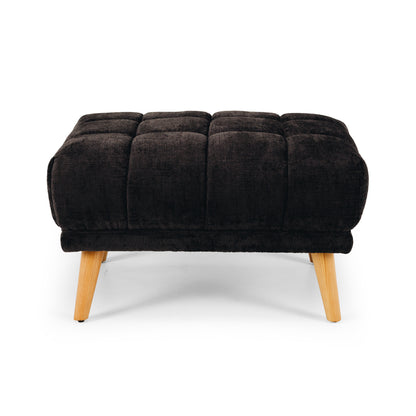 Chester Ottoman Panther Black