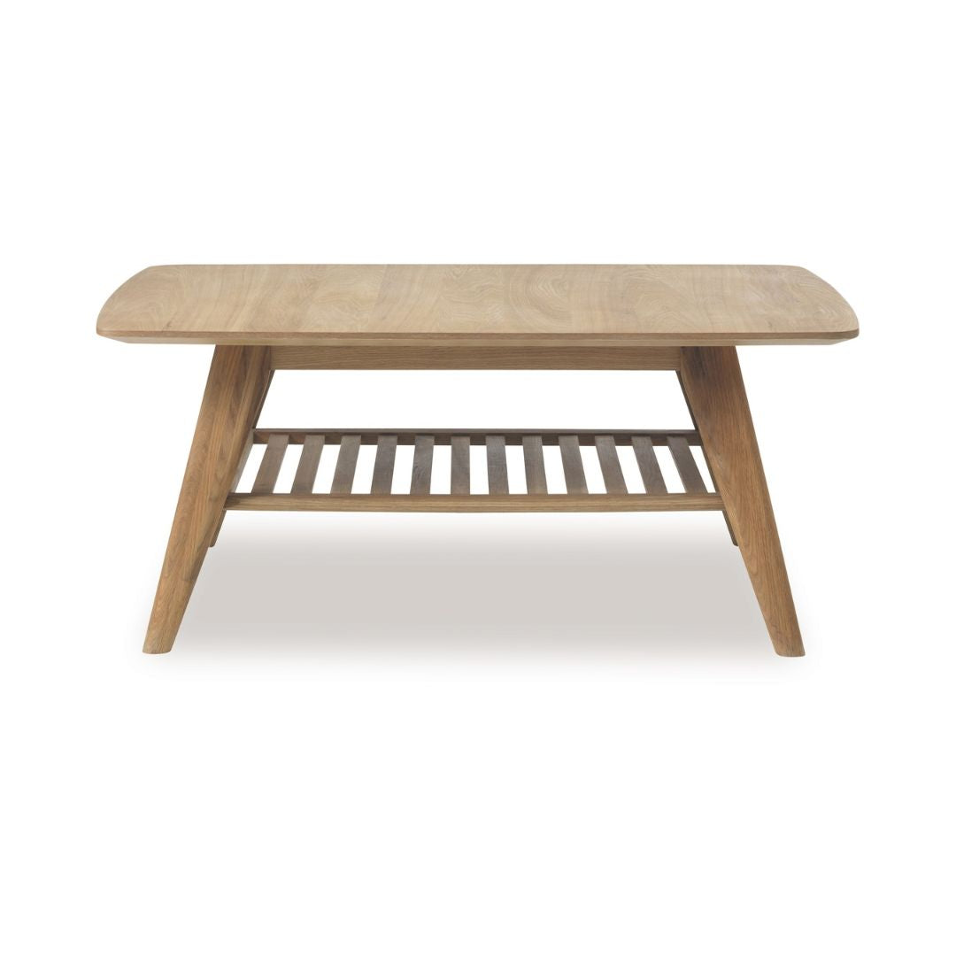 Rho Coffee Table with Shelf-Global Living