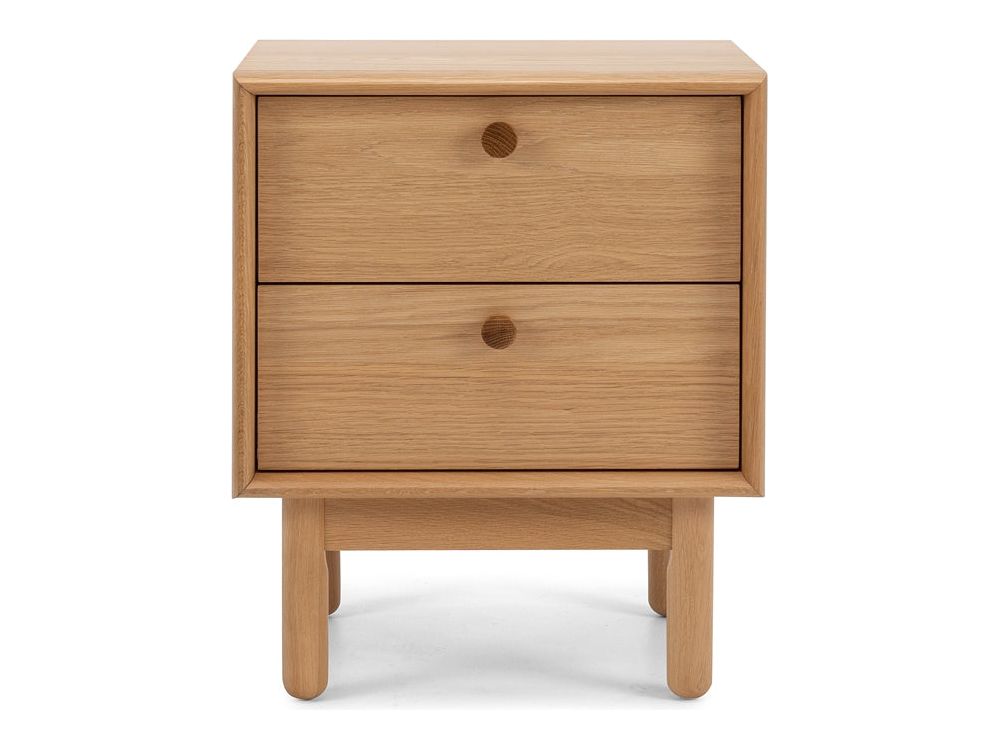 Prague Bedside 2 Drawers-Global Living