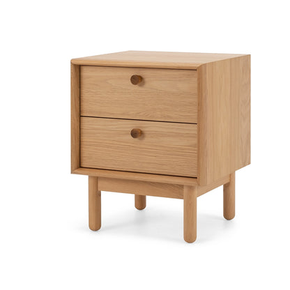 Prague Bedside 2 Drawers-Global Living