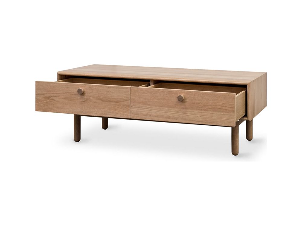 Prague Coffee Table with Drawer-Global Living