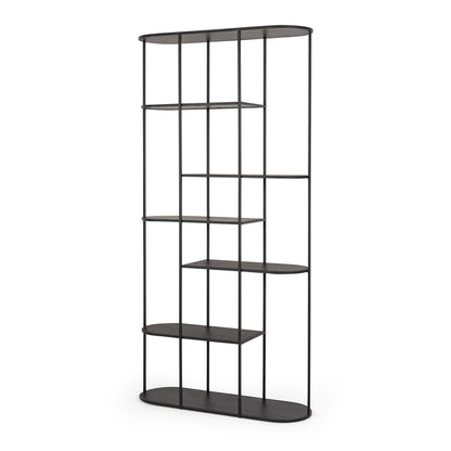 Nouveau Bookcase Black-Global Living