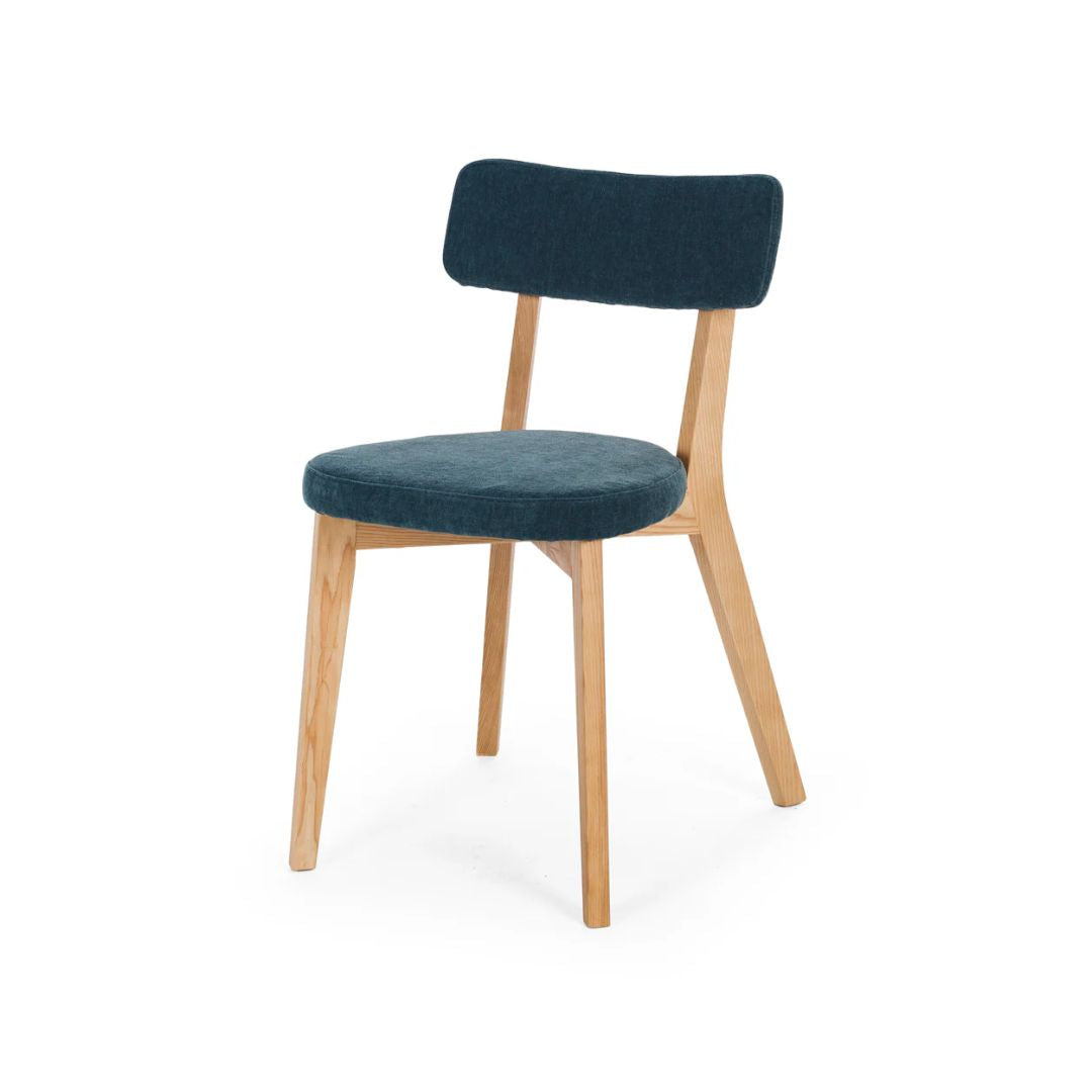 Prague Dining Chair - Blue Strata-Global Living